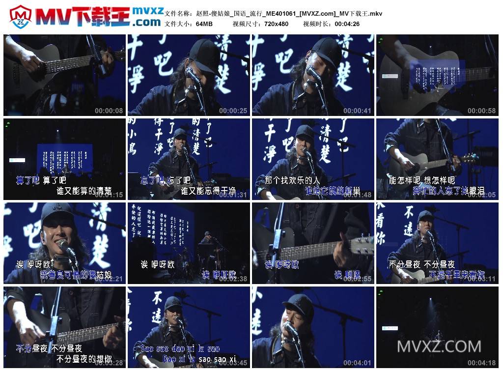 赵照-傻姑娘_国语_流行_ME401061